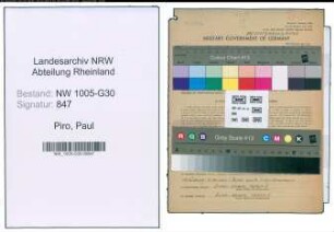 Entnazifizierung Paul Piro , geb. 15.09.1895 (Kaufm.Angestellter)