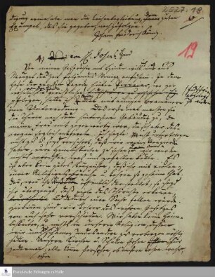 Fragmente von Tagebüchern Christoph Samuel Johns.