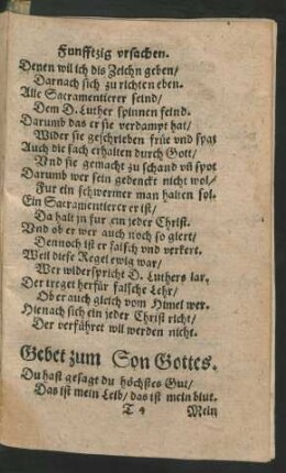 Gebet zum Son Gottes.