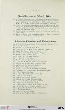 Römische Konsular- und Kaisermünzen (Nr. 903-1144)