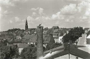 Falkenburg, Ortsansicht : Falkenburg (Zlocienic/Polen). Ortsansicht