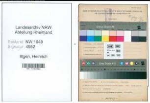 Entnazifizierung Heinrich Iltgen , geb. 12.09.1901 (Kaufmann)