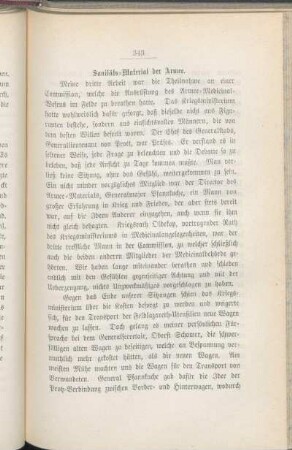 Sanitäts-Material der Armee.