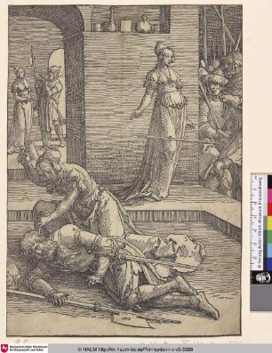 [Jahel tötet Sisara; Jael killing Sisera]