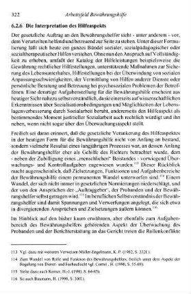 322-334, 6.2.6 Die Interpretation des Hilfeaspekts