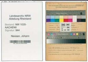 Entnazifizierung Johann Niessen , geb. 11.01.1891 (Steiger)