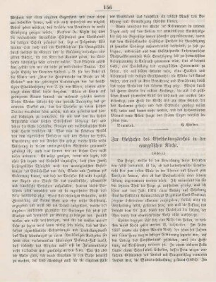 156-159 Zur Geschichte des Ehescheidungsrechts in der evangelischen Kirche : Schluß