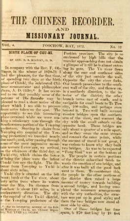 No. 12. May, 1872