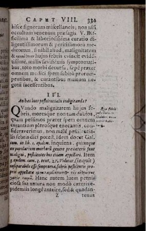 III. An haec lues pestilentialis indigitanda?