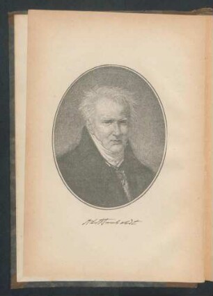 Ansichten der Natur. Von Alexander von Humboldt. Halle a. d. S. Druck und Verlag von Otto Hendel.