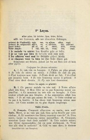 Lehrbuch der Französischen Sprache : Stufenweise geordnete Rosestücke zusammenhängenden Inhalts von Theodor de Beaux, 3. Syntax des Zeitworts