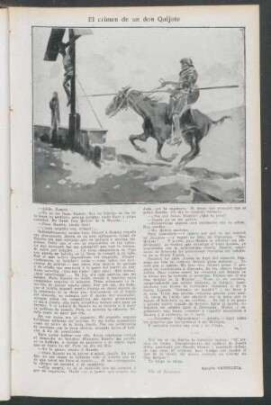 El crimen de un don Quijote