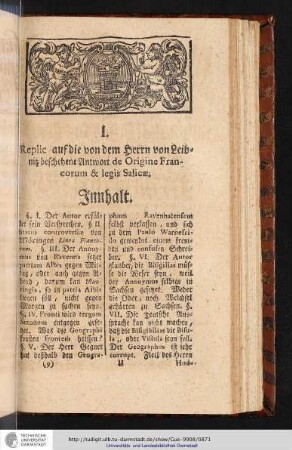 Gundlingiana Neundtes Stück