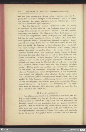 II. Albuminpapier