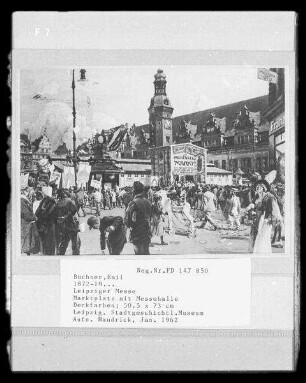 Leipziger Messe, Marktplatz mit Messehalle