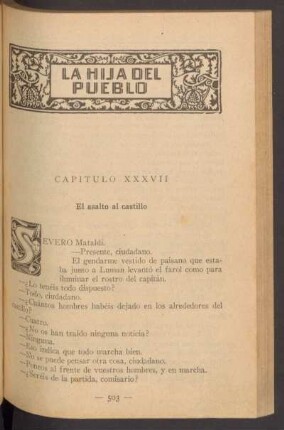 Capítulo XXXVII - El asalto al castillo