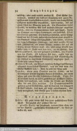 Vergnügungen