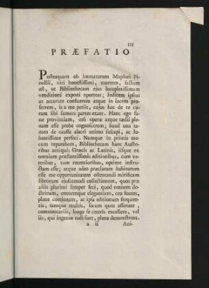 III-L, Praefatio