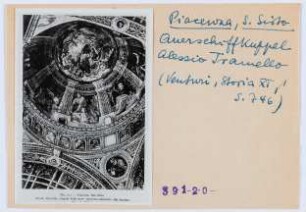 zu Raffael: Sixtinische Madonna, Piacenza, San Sisto, Querschiffkuppel (Diakartei)