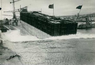 Hafenbau Ponta Delgada Azoren, Portugal, 1937-1943