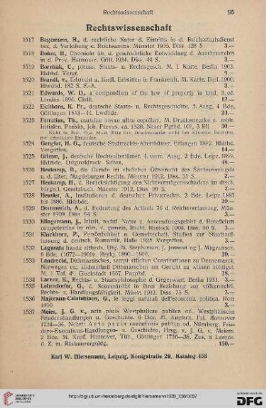 Rechtswissenschaft (Nr. 1517-1549)