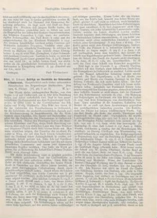 89-92 [Rezension] Böhl, Eduard, Beiträge zur Geschichte der Reformation in Oesterreich