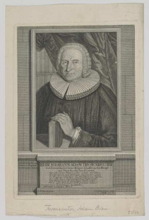 Bildnis des Iohann Adam Tresenreuter