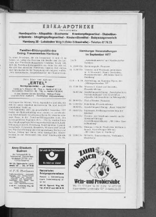 Familien-Bildungsstätte des Evang. Frauenwerkes Hamburg
