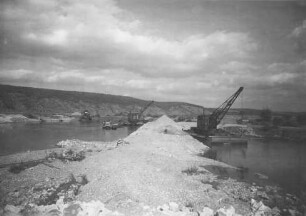 Baustelle Stauhaltung Limbach/Main