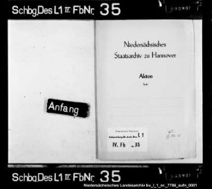 Schuldforderung der Schule zu Rinteln an Claus Freytag zu Estorf