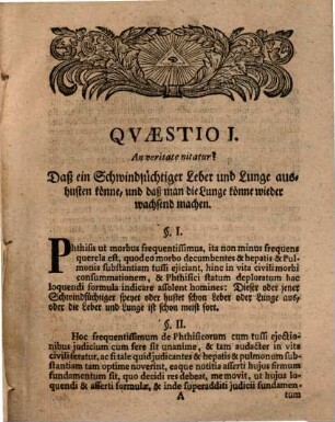 Joh. Ernest. Schaperi Medicinae curiosae specimen : 2 quaestionibus enodatum: (I.) An veritate nitatur? Daß ein Schwindsüchtiger Leber und Lunge aushusten könne, und daß man die Lunge könne wieder wachsend machen, (II.) Quid tenendum sit de proverbio in vita civili usitatissimo? Hände und Füsse wachsen nicht wieder, wie die Krebs-Scheeren