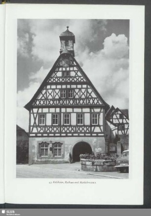 Külsheim, Rathaus und Marktbrunnen