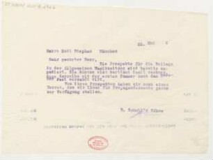 Brief an Rudi Stephan : 22.05.1914