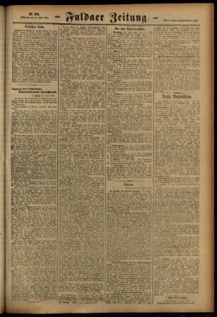 Zweite Ausgabe vom Mittwoch, den 14. Juni 1916.