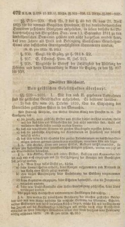 Zwölfter Abschnitt. Von geistlichen Gesellschaften überhaupt