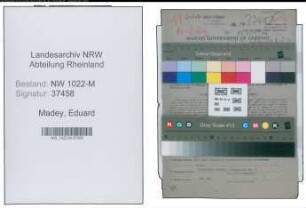 Entnazifizierung Eduard Madey , geb. 07.04.1901 (Kaufmaennischer Angestellter)