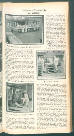 Lo que es la Penitenciaría - Los talleres