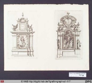 Rechts: Altar.