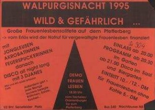 Walpugisnacht 1995 Wild und gefährlich ...