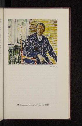 12. Selbstbildnis am Fenster. 1909.