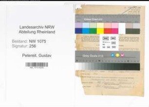 Entnazifizierung Gustav Petereit , geb. 23.02.1890 (Vertreter)
