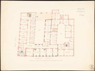 Altes Berliner Rathaus Umbau: Grundriss 3.OG