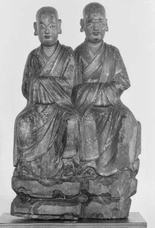Zwei Lo-han Jünger Buddhas