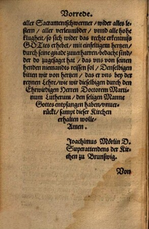 Die reine gesunde Lehre, von der wahren gegenwertigkeit, des Leibs vnd Bluts Christi in seinem Abendmal ...