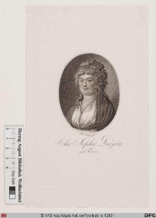 Bildnis Christine Sophie Ludwig, geb. Fritsche