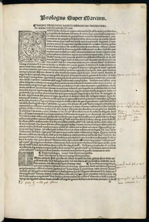 225r-232v, Super Marcum. Liber primus. (Lage ff1r-ff8v)