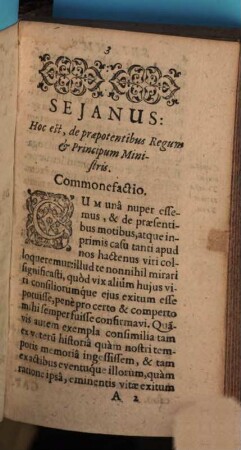 Georgii Acacii Enenkelii, L. Baronis Hoheneccii, Sejanus. Seu De Praepotentibus Regum ac Principum ministris, Commonefactio