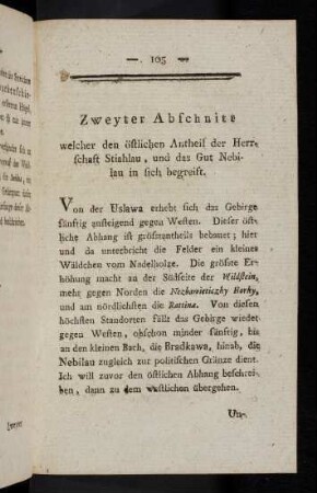 105-153, Zweyter Abschnitt