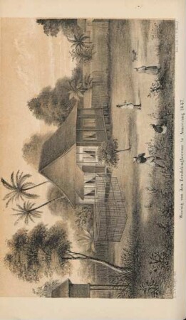 Woning van den zendelingleeraar te Amoerang 1847