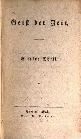 Geist der Zeit, 4